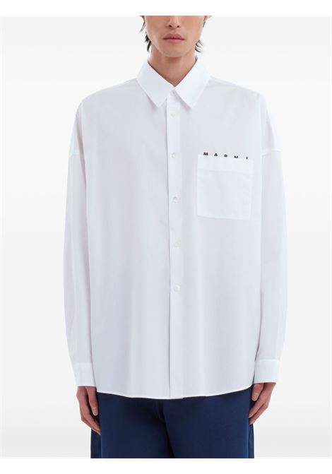 l/s shirt man white MARNI | CUMU0061P2 USCT88LOW01